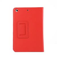 TechCode iPad Pro 9.7 Shell, Premium Folio Case Book Design Cover Multi-Angle Viewing Lightweight Ultra Slim Stand Smart Protective Case for iPad Pro 9.7 inch,Red