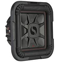 Kicker 46L7T102 Car Audio L7T Shallow Mount 10" Sub Square L7 Subwoofer L7T102