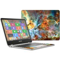 MightySkins Skin Compatible with Samsung Chromebook Plus 12.3"(2017 - Space Cloud | Protective, Durable, and Unique Vinyl Decal wrap Cover | Easy to Apply, Remove, and Change Styles | Made in The USA