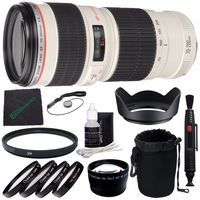 Canon EF 70-200mm f/4L USM Lens + SLR Lens Pouch + Lens Cleaning Pen