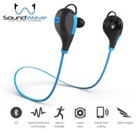 SoundWave Universal Wireless Bluetooth Headphones - Blue