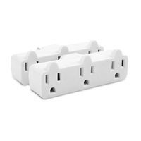Cable Matters 400018x2 GT300RC1-2 (2-Pack) 3-Outlet Grounded Wall Tap Strip