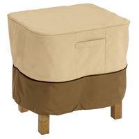 Classic Accessories Veranda Square Ottoman/Side Patio Table Cover, Large