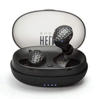HELM True Wireless Headphones, Earbuds/Earphones, Recharge up to 5X w/Charging Case, Unparalleled Audiophile Sound & Deep Bass, Comfort Secure Fit, Sweatproof Sport