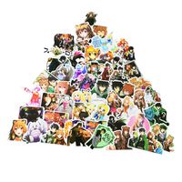 50 pcs Kinema Citrus Japanese Anime Cartoon Waterproof Laptop Stickers Waterproof Skateboard Snowboard Water Bottle Phone Car Bicycle Luggage Decal(Kinema)