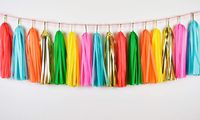 Autupy 35 PCS Assembled Taco Bout a Party Tassel Garland Tissue Paper Tassels Banner DIY Kit Baby Shower Party Taco Tuesday Fiesta Party Bachelorette Llama Party Decorations