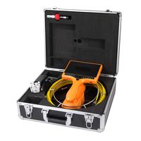 Sewer Pipe Video Inspection Camera Industrial Endoscope 20M/30M/40M Cable Snake with DVR Recorder IP68 Drain Sewer Camera 7 Inch LCD Monitor Monitor 1000TVL Sony CCD Pipe Camera (CR7DH-20M-With DVR)