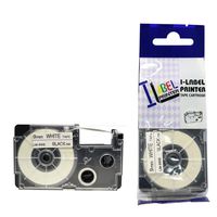 LM Tapes - Casio KL-100 9mm Black on White Compatible Label Tape for Casio KL100 EZ Label Printer