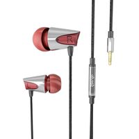Mengo Bumps in-Ear Earphones [Ultra Bass] with Built-in Microphone for Smartphones (iPhone Samsung LG HTC Nokia iPod iPad) Silver - Retail Packaging