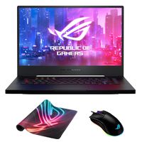 ASUS ROG Zephyrus S GX502GW-XB76 (i7-9750H, 48GB RAM, 1TB NVMe SSD, NVIDIA RTX 2070 8GB, 15.6" Full HD 240Hz 3ms, Windows 10 Pro) Gaming Notebook