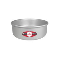 Fat Daddio's PRD-64 Round Cake Pan, 6 x 4 Inch, Silver