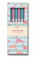 Studio Oh! Paper Pen Set, Let's Flamingle, Box of 6 (PPS02)