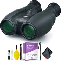 Canon 12x32 is Image Stabilized Binocular + Cleaning Kit Essential Accessories Bundle