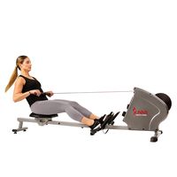 Sunny Health & Fitness SF-RW5856 Magnetic Rowing Machine Rower with 11 LB Flywheel, 285 LB Max Weight, LCD Monitor and Tablet/iPad Holder