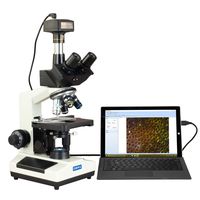 OMAX 40X-2000X Compound Advance Darkfield Trinocular LED Microscope with 14.0MP Digital Camera