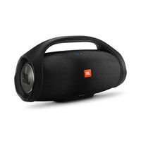 JBL Boombox Portable Bluetooth Waterproof Speaker (Black) (Renewed)
