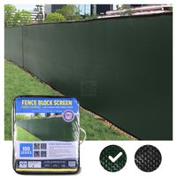 FenceScreen 6ft x 50ft Green Fence Privacy Screen - Extreme 98% Blockage Windscreen Mesh Fence Cover