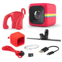 Polaroid Cube Act II - HD 1080p Mountable Weather-Resistant Lifestyle Action Video Camera & 6MP Still Camera w/Image Stabilization, Sound Recording, Low Light Capability & Other Updated Features