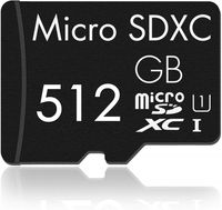 TRULE 512GB Micro SD Memory Card High Speed Class 10 Micro SD SDXC Card with SD Adapter (512GB)