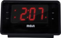 RCA Dual Alarm Clock iPod Charging Station with Digital FM Radio Tuner, Large LED Display, Flexible 30-pin iPod Docking Connector, Sleep Timer, Two Speaker Stereo Sound and a Built-In 3.5mm Auxiliary