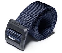 CQR Tactical (Pack of 1) Duty Nylon Webbing EDC Military Belt, Flip Tab(mzt01) - Navy, S(w28-30)