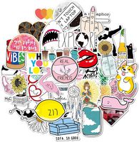 Stickers for Water Bottles Big 50 Pack,SARODA Aesthetic Stickers Cute Funny Stickers for Teens,Girls,Adults | Perfect for Waterbottle,Laptop,Phone,Hydro Flask Travel Vsco Vinyl Stickers Waterproof