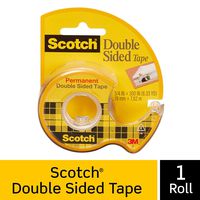 Scotch Brand Double Sided Tape, Strong, Photo-Safe, Engineered for Holding, 3/4 x 300 Inches, Boxed, 1 Roll (237)