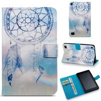 Kindle Fire7 2015/2017 Case,Slim Leather Magnetic Standing Protective Folio Wallet Case with Credit Card Holder Xmas Birthday Gift Girl Lady for Amazon Fire 7 Tablet -Black+Purple-blue320