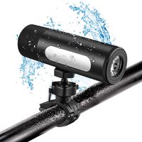 Outdoor Wireless Bike Speaker with Bicycle Mount, AURTEC Waterproof Bluetooth Speakers with 5200mAh Power Bank, Camp Lantern, Bike Light and Powerful Bass, Shockproof & Dustproof for Riding, Outdoor