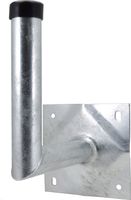 Satix SWH00100 Quality Wall Mount Bracket Support 10 cm for Satellite Antenna Dish, Steel hot-dip Galvanized
