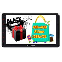 JOYING 10.1 Double Din Android 8.1 4GB + 64GB Car Stereo Built-in DSP LCD Touchscreen with 4G SIM Card Slot & 1280×720P Reslution - Supprot Android Auto DSP SPDIF Fast Boot WiFi OBD2 DVR