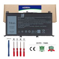 Indmire OEM 357F9 Laptop Battery for DELL inspiron 15 7000 7559 7557 7567 7566 7759 INS15PD Series Compatible with 357F9 71JF4 357F9(11.1V 74wh)
