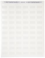 Brady LAT-23-747-2.5 1" Width x 0.5" Height, B-747 and B-966B Polyester with Overlaminate, Matte Finish White PermaShield Laser Printable Label (Pack of 2500)