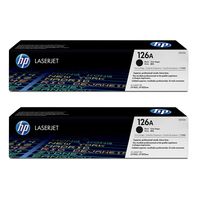 HP 126A | CE310A | Toner Cartridge | Black - 2 Pack