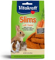 Vitakraft Pet Rabbit Slims With Carrot - Nibble Stick Treat, 1.76 Ounce Pouch