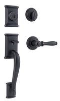 Kwikset Ashfield Single Cylinder Handleset w/Ashfield Lever featuring SmartKey in Venetian Bronze