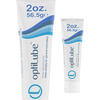OptiLube Tubes - Sterile Lubricating Jelly in 2oz and 4oz Tubes, Water Soluble with Easy to Use Flip Cap (2oz Tube - Box of 1)