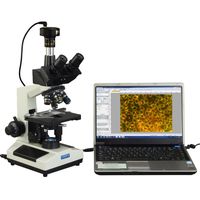 OMAX 40X-1600X Trinocular Oil Darkfield Compound LED Microscope with 5.0MP USB Digital Camera