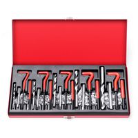SEDY 131Pc Thread Repair Kit, HSS Drill Helicoil Repair Kit Metric M5 M6 M8 M10 M12