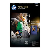 HP Advanced Photo Paper, Glossy (100 Sheets, 4 x 6 Inch with Tab)