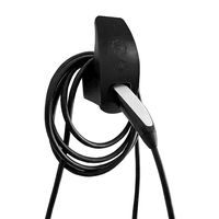 Charging Cable Organizer, for Tesla Motors Wall Mount Connector Cable Organizer Bracket Charger Holder Adapter for Model S Model X Model 3(Black)
