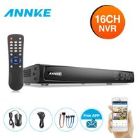 ANNKE 16CH 6MP Surveillance Camera POE NVR Video Recorder,Widely Used in Home Security System,Suit for ANNKE Surveillance POE Cameras(NO Hard Drive)