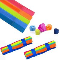 Fyess 100pcs Reusable Fastening Cable Ties,Rectangle Self for Home Office Tablet PC TV Electronics Wire Management.