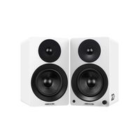 Fluance Ai40 Powered Two-Way 5" 2.0 Bookshelf Speakers with 70W Class D Amplifier for Turntable, PC, HDTV & Bluetooth aptX Wireless Music Streaming (White)