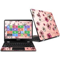 Mightyskins Skin Compatible with Samsung Chromebook Pro 12.3" - Cherry Blossom | Protective, Durable, and Unique Vinyl Decal Wrap Cover | Easy to Apply, Remove, and Change Styles | Made in The USA