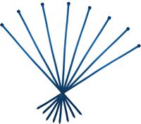 WEEGCN 100 Pcs Nylon Cable Zip Ties - Heavy Duty Self-Locking 12 Inch Zip Ties Fasten Wrap Nylon Cable Straps Wire Ties for Organizing Wires, Home,Garden & Office Use (12-Inch, Blue)