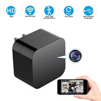 WiFi Wall Charger Camera (Black)