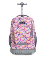 Tilami Rolling Backpack 18 inch Wheeled Laptop Backpack Waterproof School College Student Travel Trip Boys and Girls, Unicorn