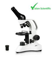 Vision Scientific VME0006-LD-E2 LED Microscope, 40-800X Magnification,Reverse Nosepiece, LED Illumination with Intensity Control, Coarse and Fine Focus, 110V Operation