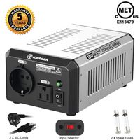 Krieger 150 Watt Voltage Transformer, 110/120V to 220/240V Step Up Step Down Voltage Converter, MET Approved Under UL, CSA
